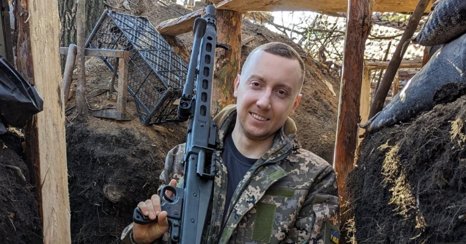 Станіслав Асєєв в окопах на Донеччині