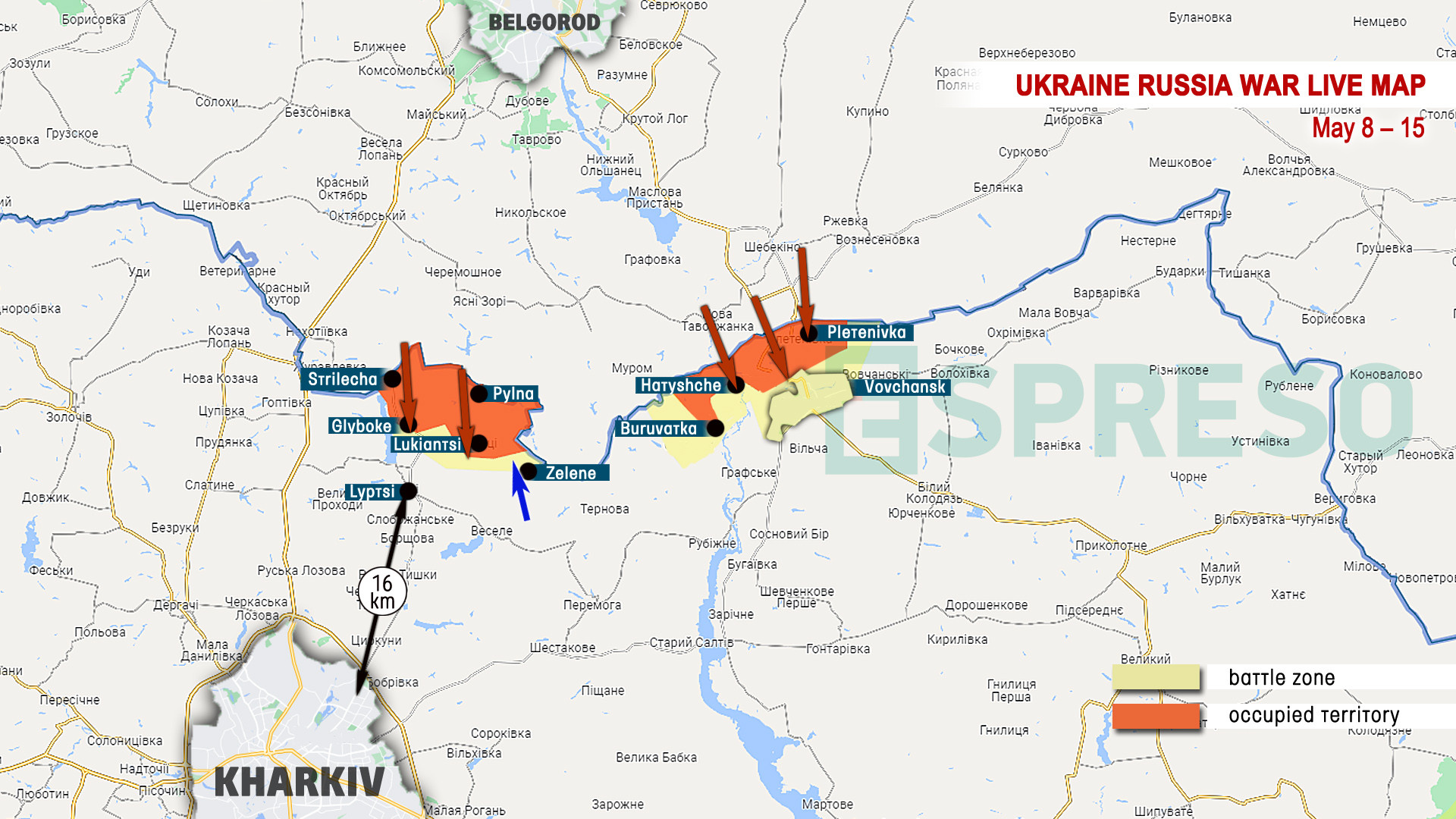 Ukraine: Russia is trying to infiltrate northern part of Vovchansk