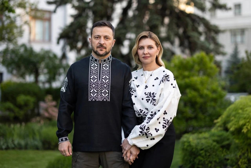 Володимир Зеленський і Олена Зеленська