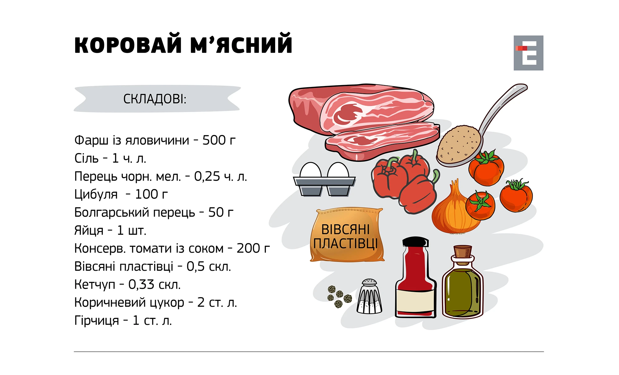 Коровай м’ясний