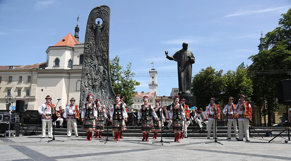 виступ "Верховини" до Дня Героїв, Львів