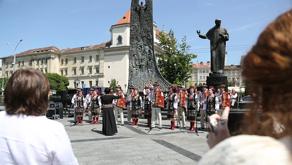 виступ "Верховини" до Дня Героїв, Львів