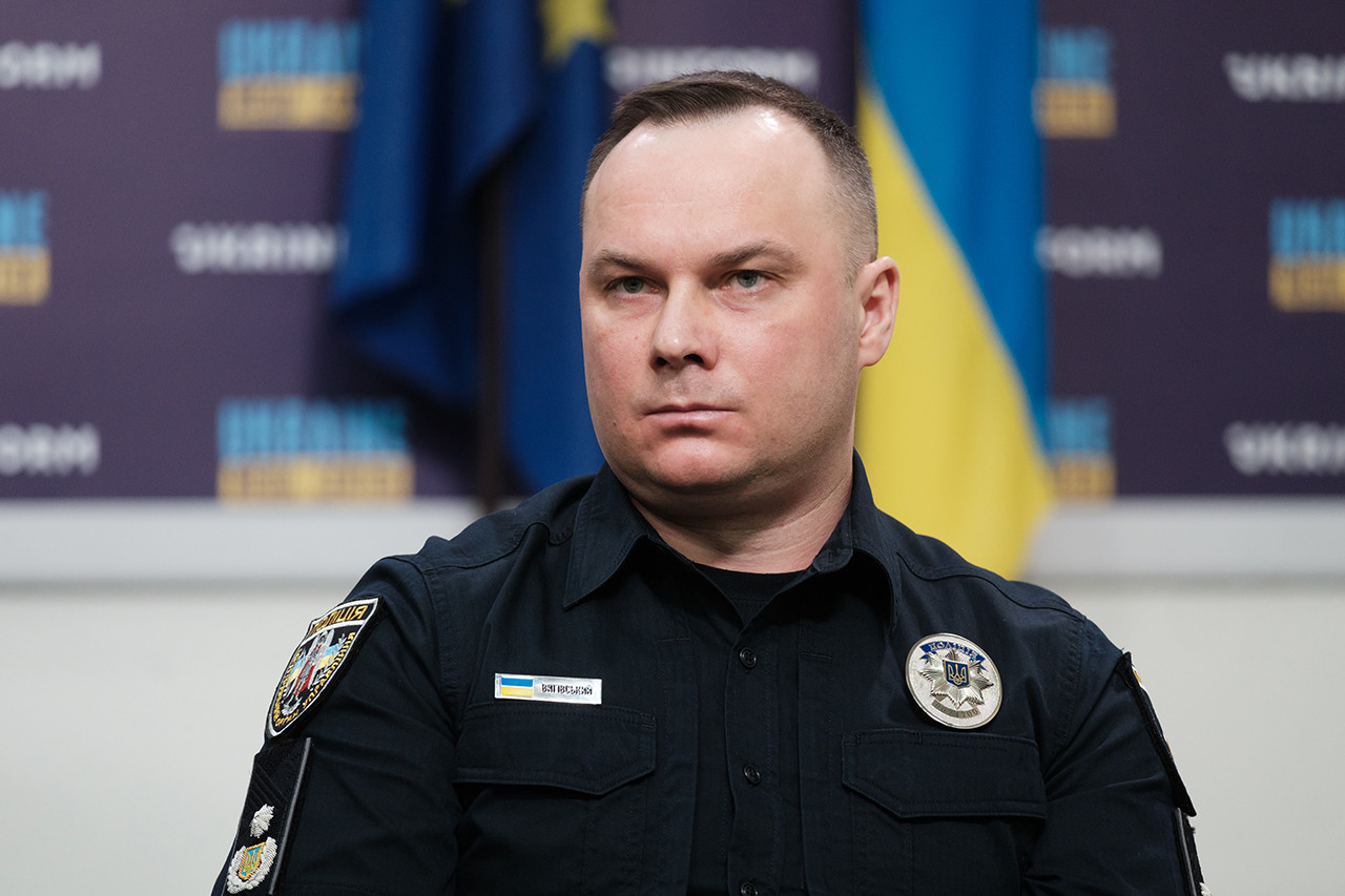 Вигівський стверджує, що близько 70% поліцейських були або зараз задіяні на лінії боєзіткнення