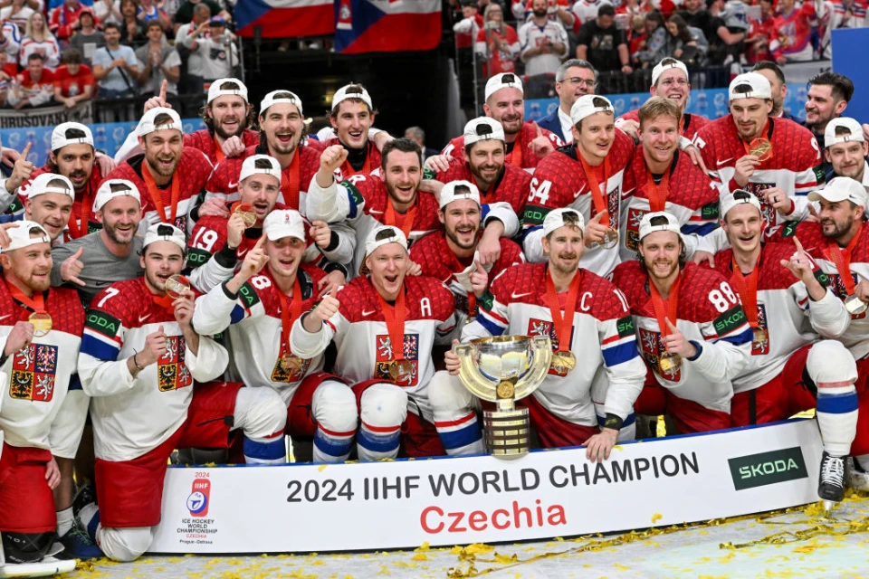 Збірна Чехії - чемпіон світу - 2024 з хокею