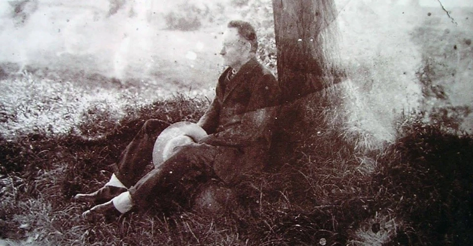 Іван Франко в саду художника Івана Труша