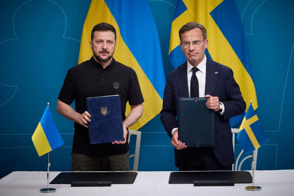 Володимир Зеленський та Ульф Крістерссон