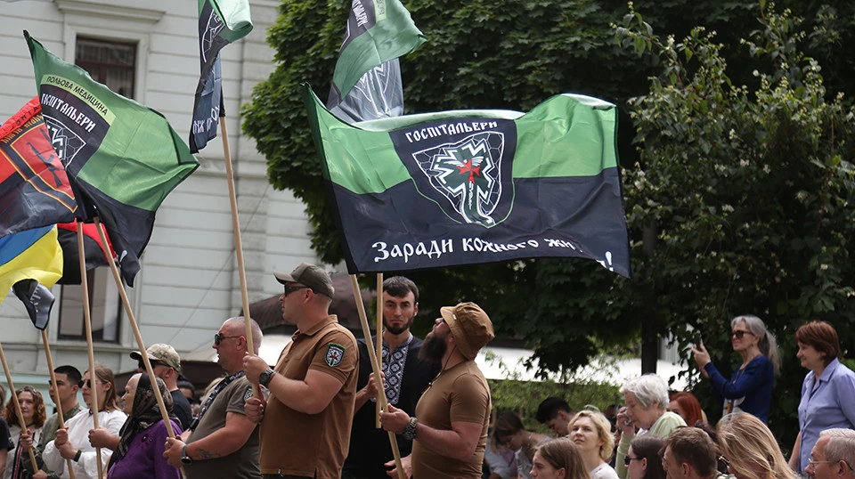 прощання із госпітальєркою Іриною Цибух у Львові