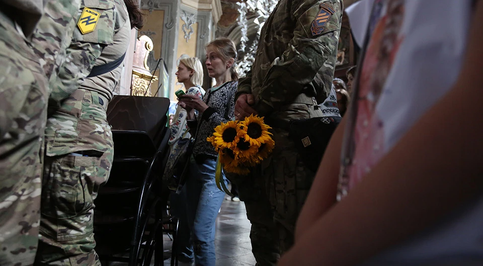 прощання із госпітальєркою Іриною Цибух у Львові