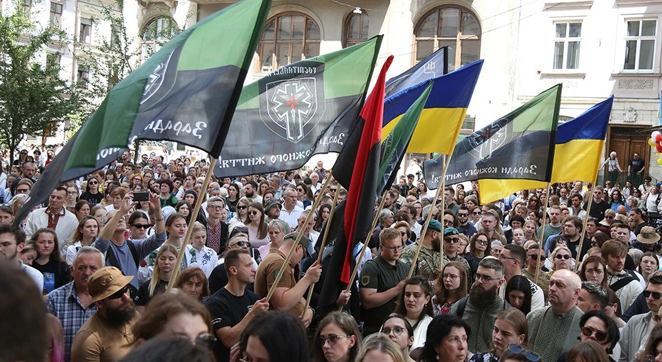 прощання із госпітальєркою Іриною Цибух у Львові