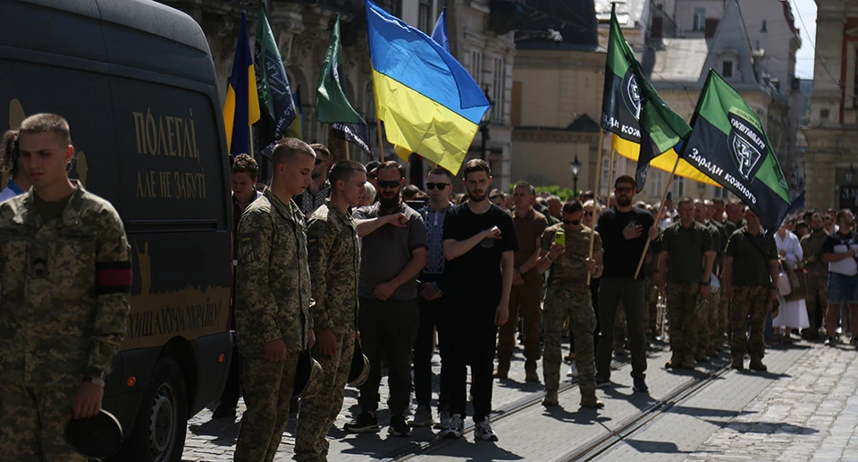 прощання із госпітальєркою Іриною Цибух у Львові