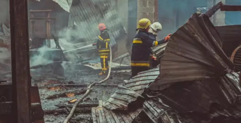 пожежа на підприємстві