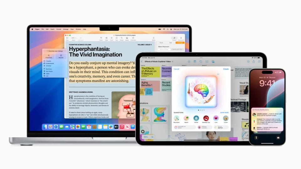 Apple презентувала систему штучного інтелекту Apple Intelligence