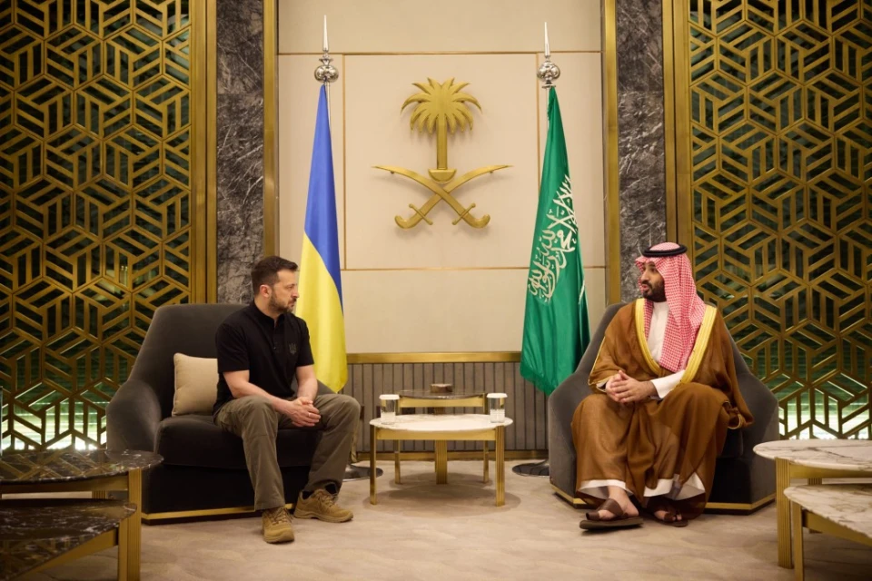 Володимир Зеленський і Мухаммад бін Салман аль Сауд