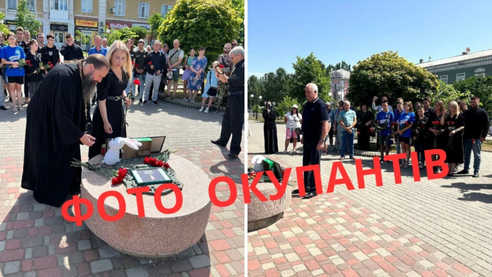 Окупанти влаштували у Бердянську день пам'яті жертв терактів у Дагестані