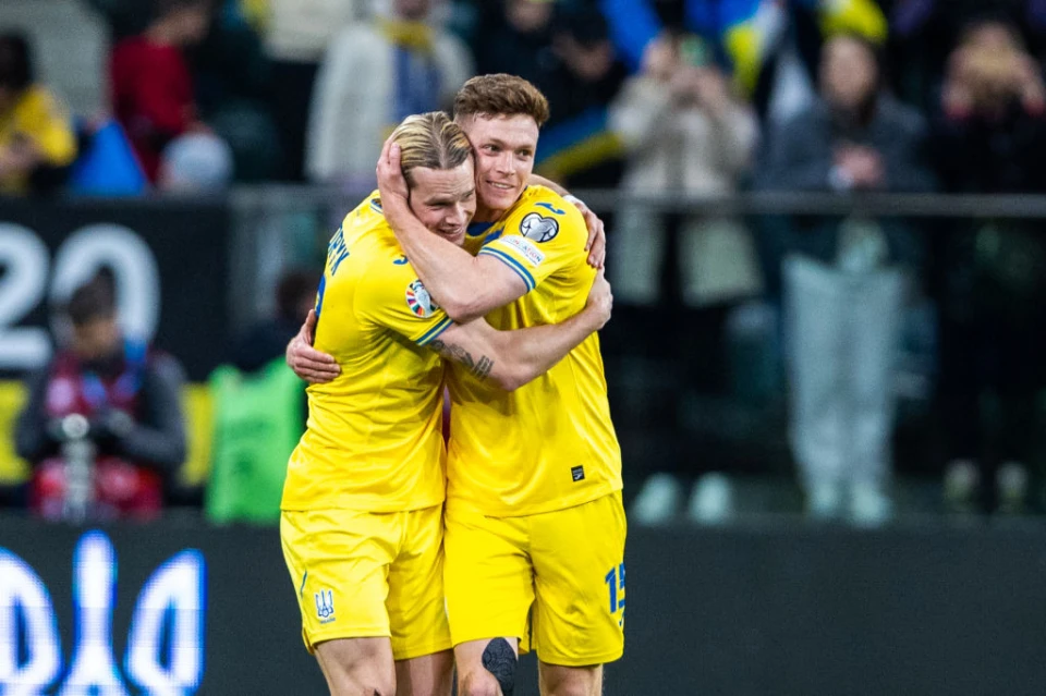 Віктор Циганков і Михайло Мудрик, збірна України, Україна