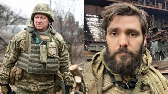 Генерал-лейтенант ЗСУ Юрій Содоль та майор НГУ Богдан Кротевич