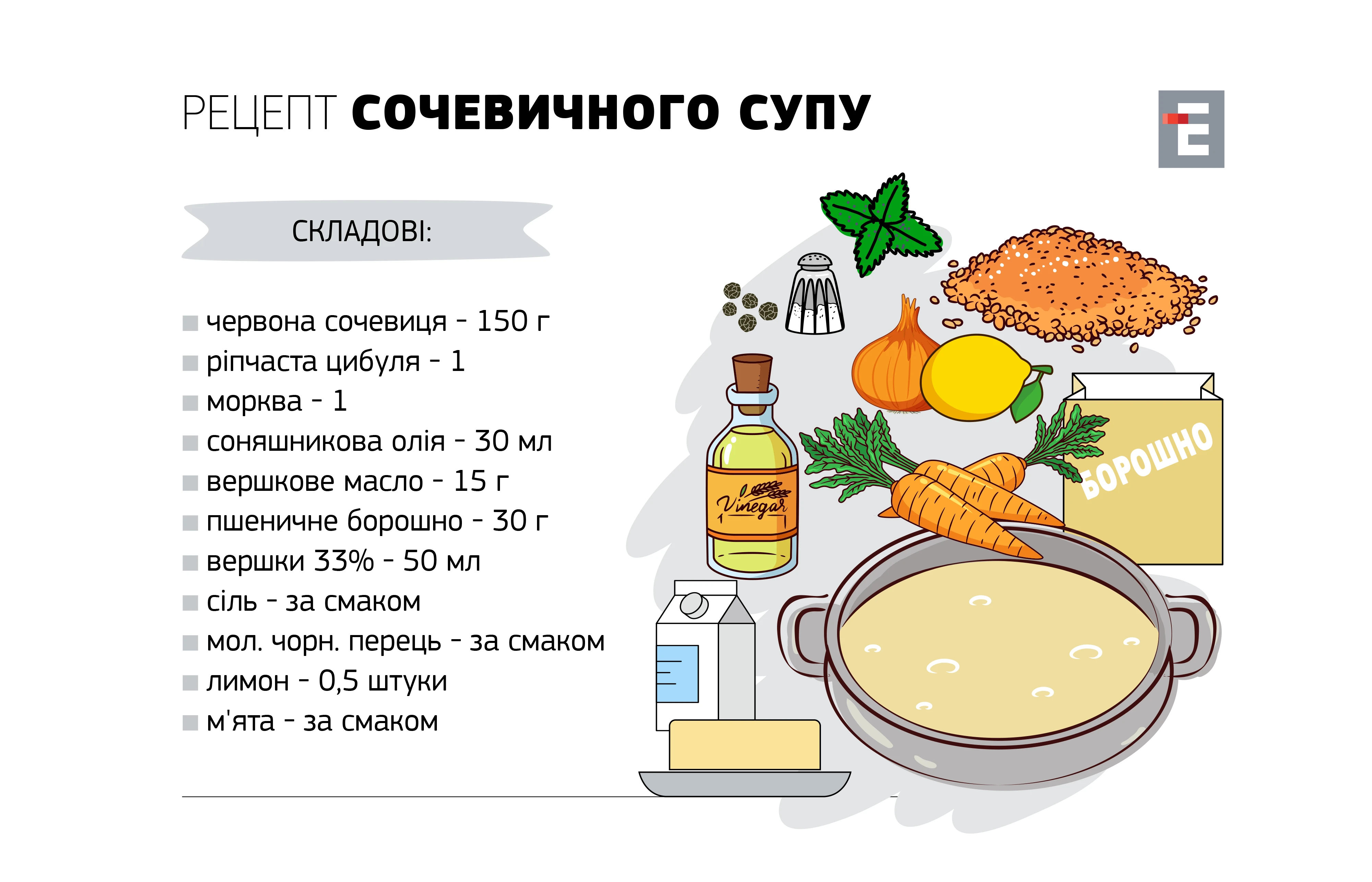 Рецепт Сочевичного супу