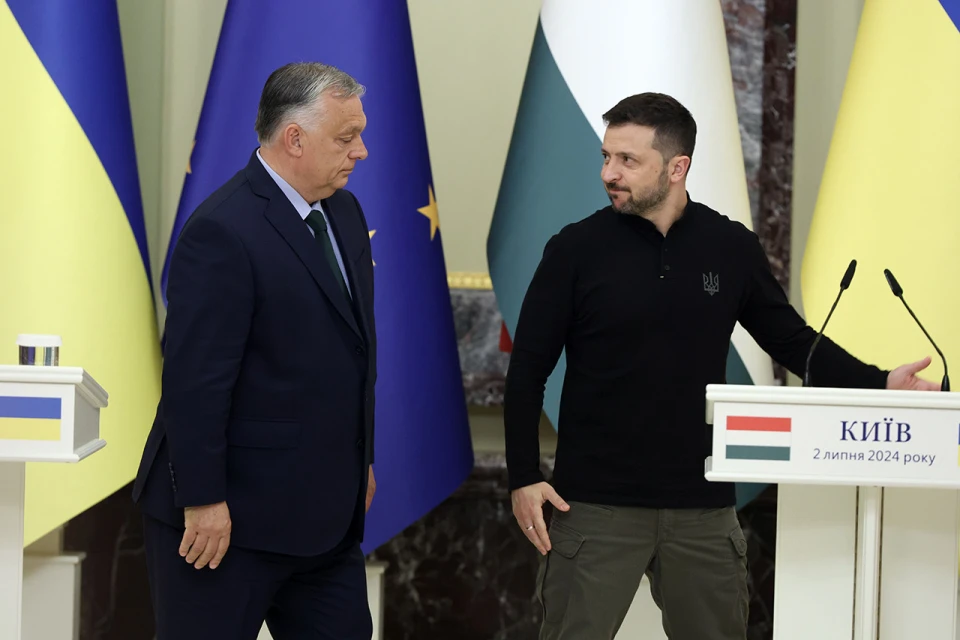 Віктор Орбан і Володимир Зеленський