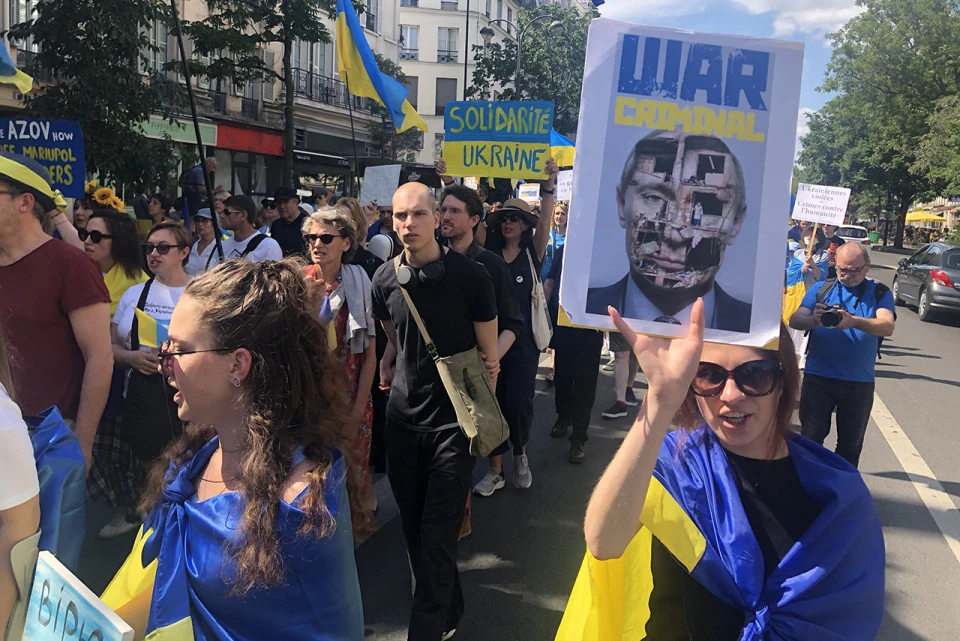 акція українців в Парижі