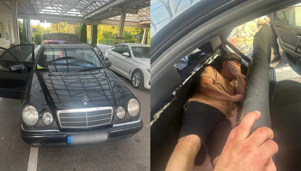 Харків'янка "запакувала" нареченого у спинку автомобільного крісла, щоб вивезти за кордон