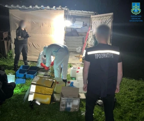 нарколабораторія на Дрогобиччині