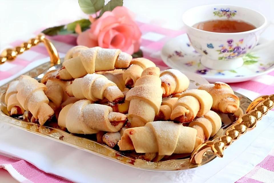 Рогалики з вишнями