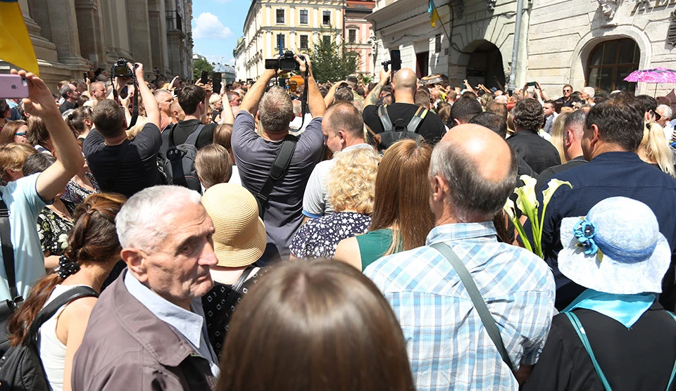 похорон Ірини Фаріон у Львові