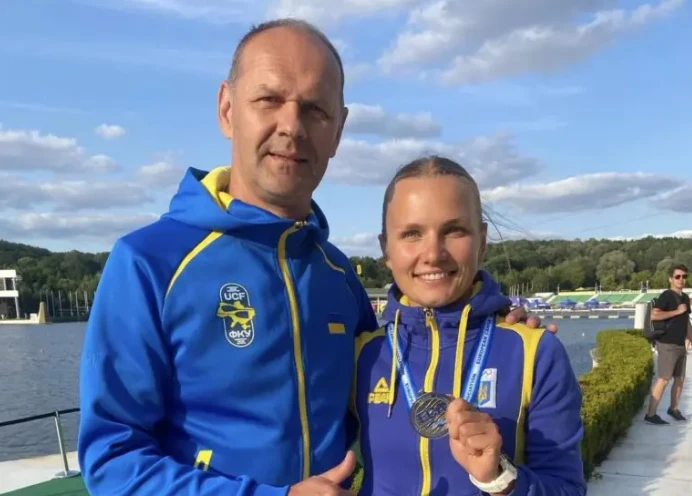 Олена Циганкова з Рівненщини здобула срібло на чемпіонаті Європи з веслування на байдарках і каное