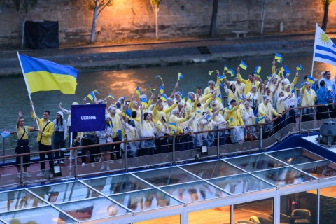 Збірна України, Олімпіада-2024, церемонія відкриття