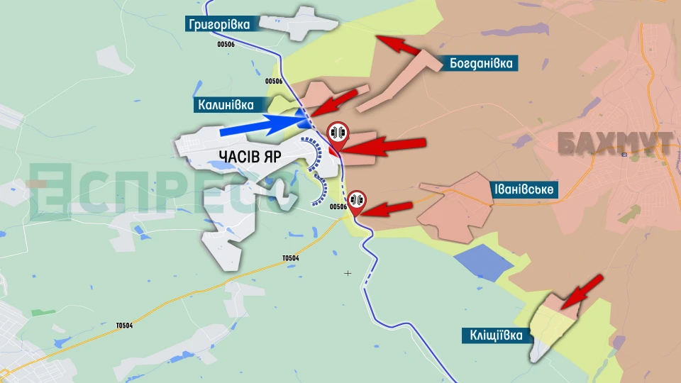 Карта бойових дій в Україні за 7 серпня, мапа фронту війни з Росією