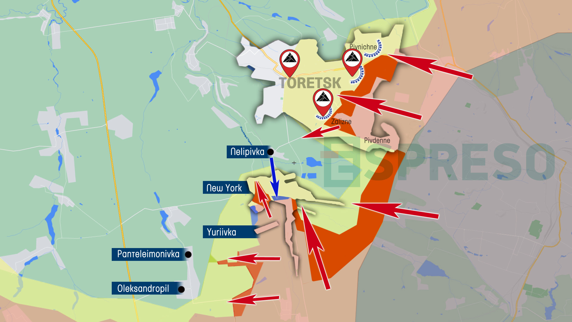 War live map in Ukraine for 7 August front map Russia Ukraine war