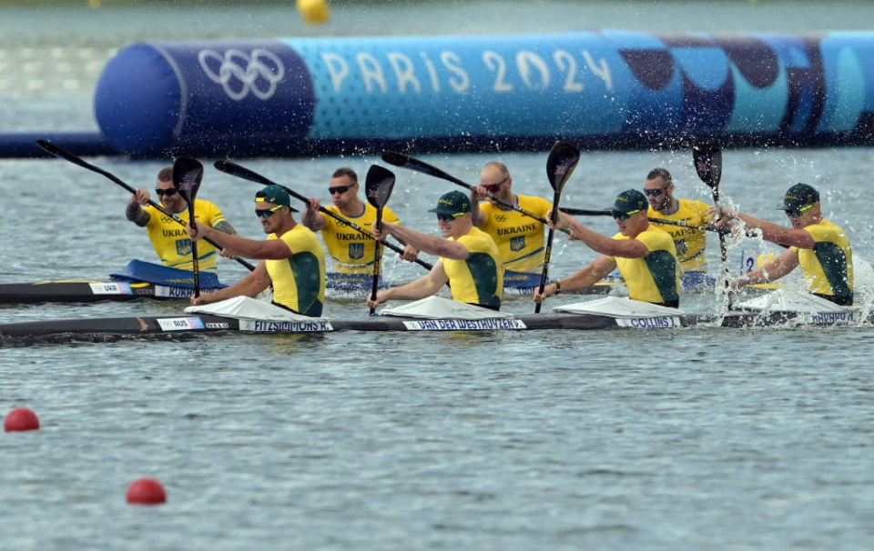 Збірна України з веслування на байдарці (на задньому плані), Олімпіада-2024