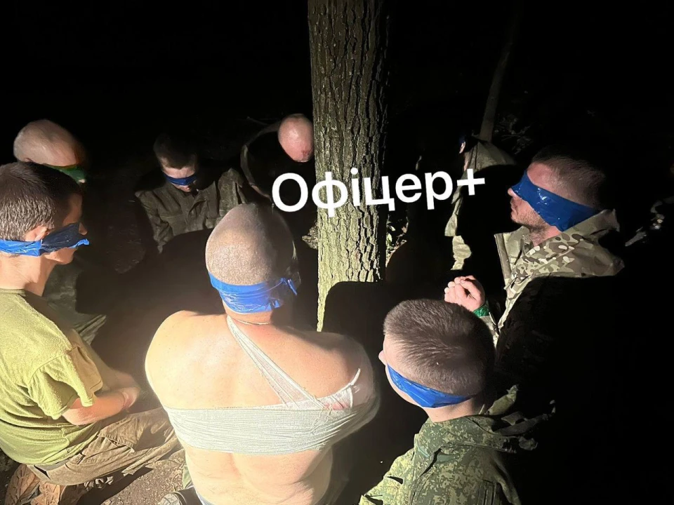 Взяті на Курщині перші полонені з регулярних сил РФ