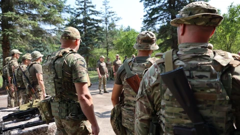 Підготовка новоствореного стрілецького батальйону