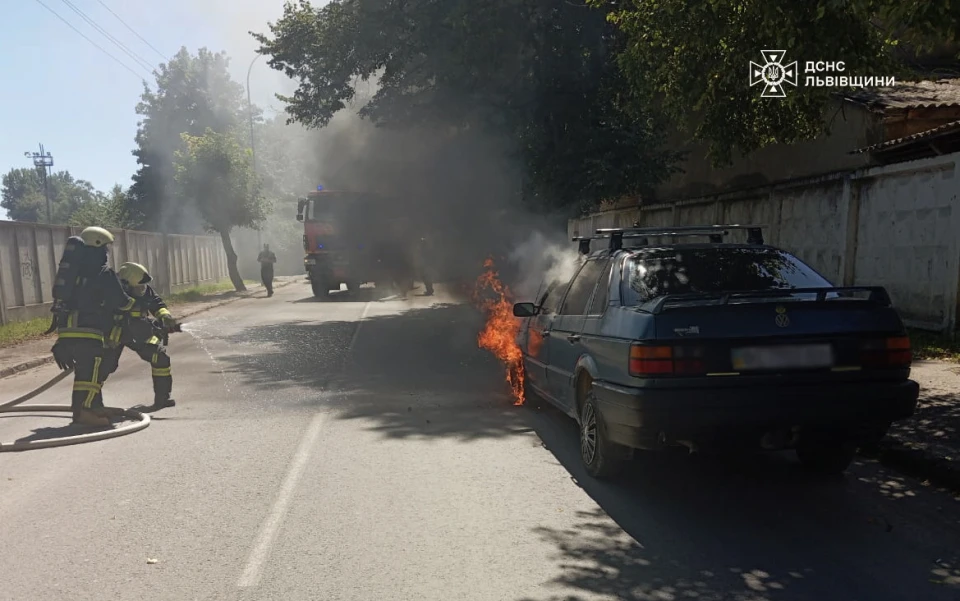 пожежа автівки