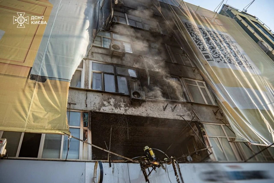 Пожежа у Києві