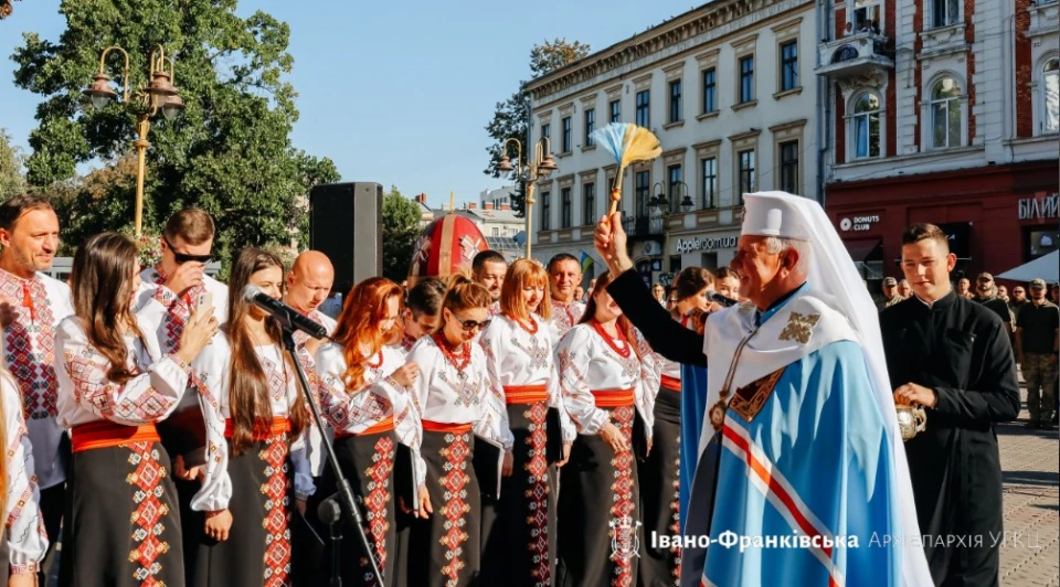 освячення прапора у Франківську