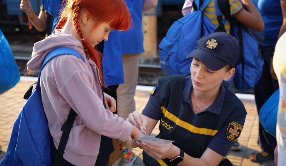 евакуаційний потяг із Краматорська в Мукачеві