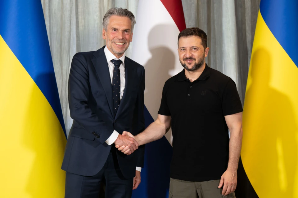 Володимир Зеленський і Дік Схооф