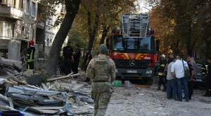 наслідки ракетного удару на вул. Коновальця у Львові