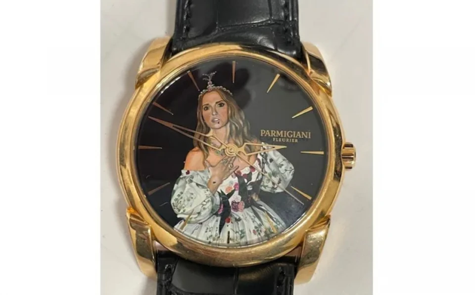 годинник "Parmigiani Fleurier" із зображенням Оксани Марченко