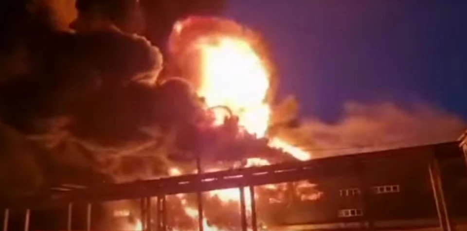 пожежа на заводі в Тульській області