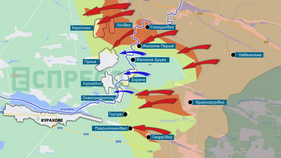 Карта бойових дій за 11-18 вересня