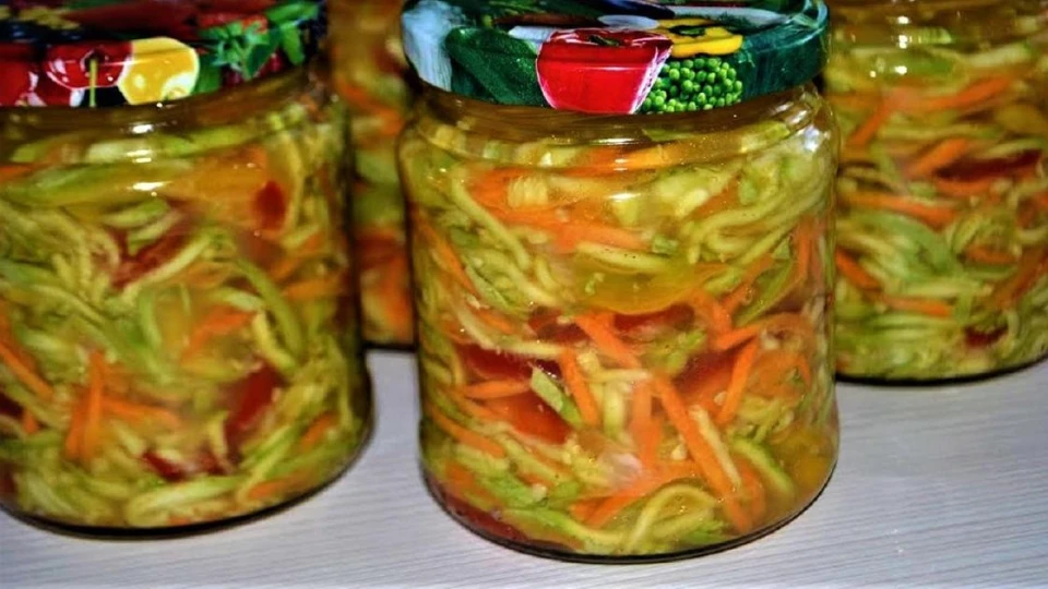 кабачки по-корейськи