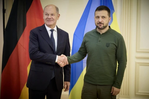 Володимир Зеленський і Олаф Шольц