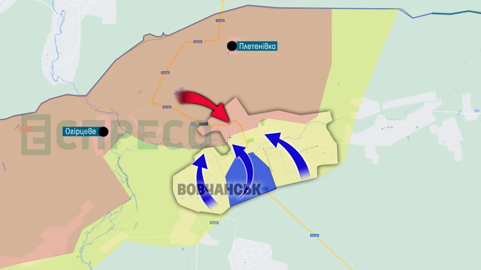 Карта бойових дій за 18-25 вересня