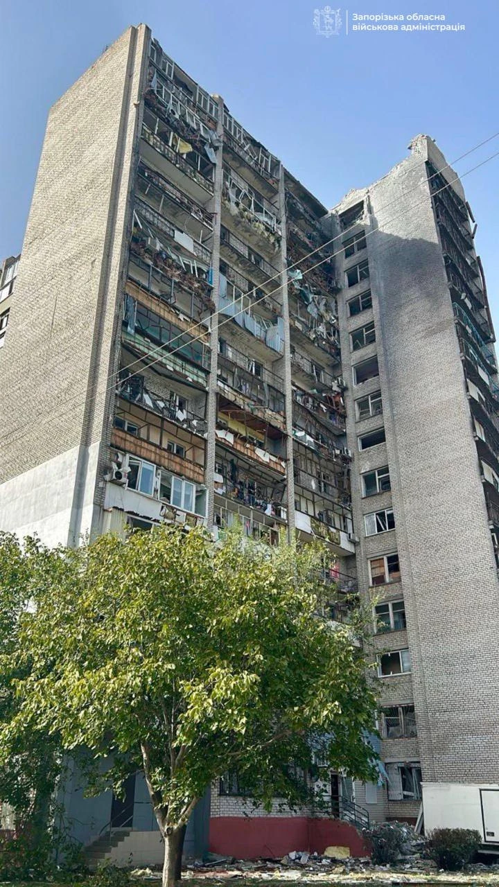 Удар по Запоріжжю