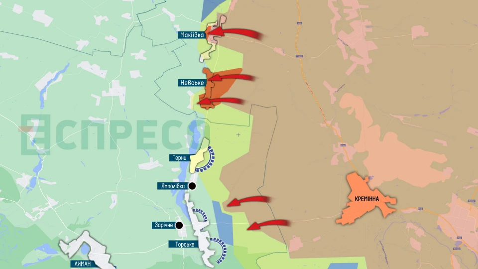 Карта бойових дій за 25 вересня - 2 жовтня