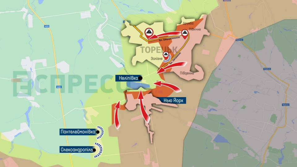 Карта бойових дій за 25 вересня - 2 жовтня