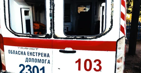 обстріл швидка допомога